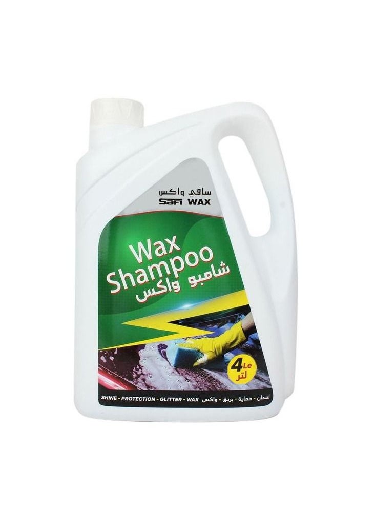 Safi WAX - Safi Wax Car Wax Shampoo 4 Litter Car Clearing/Washing - Image 1