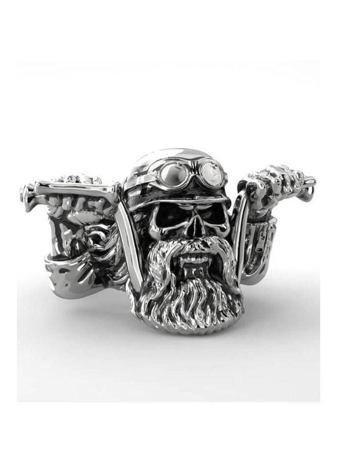 NIBEMINENT Stainless Steel Motorcycle Shaped Ring  - Image 3