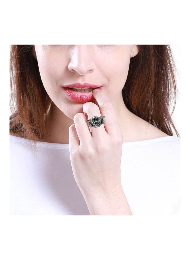 NIBEMINENT Stainless Steel Motorcycle Shaped Ring  - Image 4