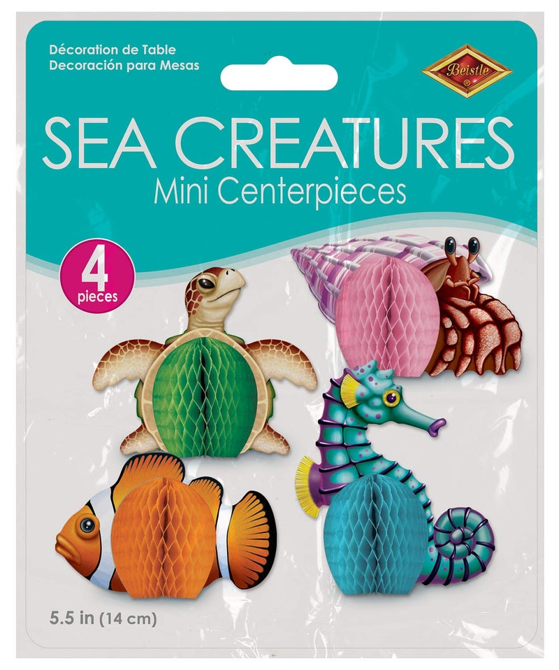 Beistle Sea Creatures Honeycomb Party Decorations - Image 3