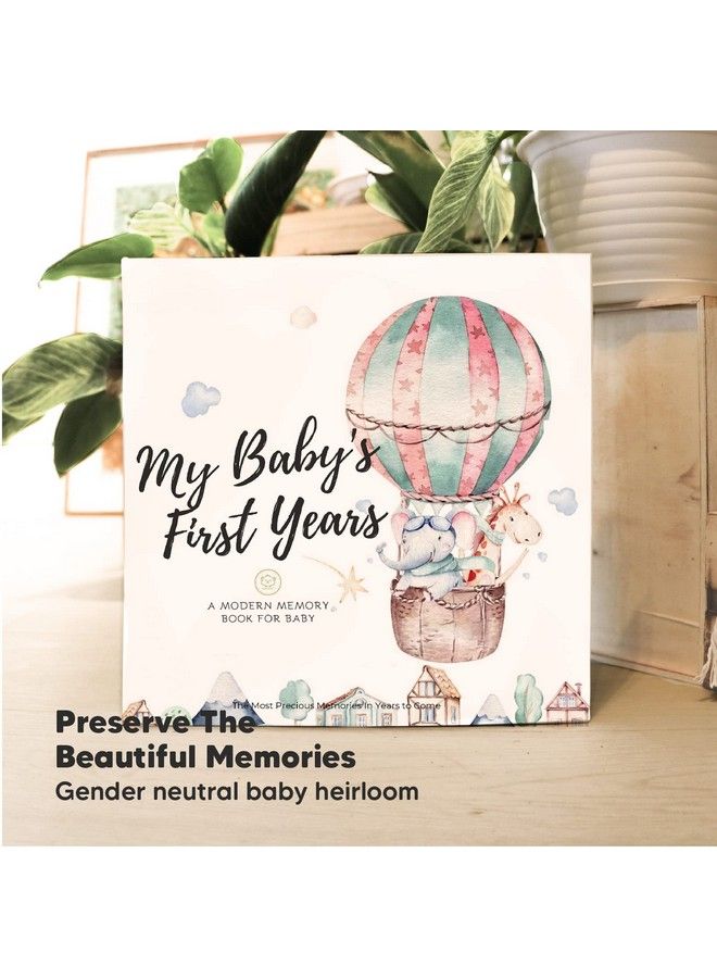 KeaBabies First 5 Years Baby Memory Book Journal 90 Pages Hardcover First Year Keepsake Milestone Baby Book For Boys Girls Baby Scrapbook Baby Album And Memory Book (Adventureland) - Image 4