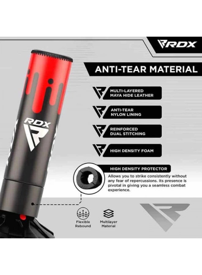 RDX F9 Adults 6ft Free Standing Punching Bag with Bag Mitts for Training & Workout - Image 1
