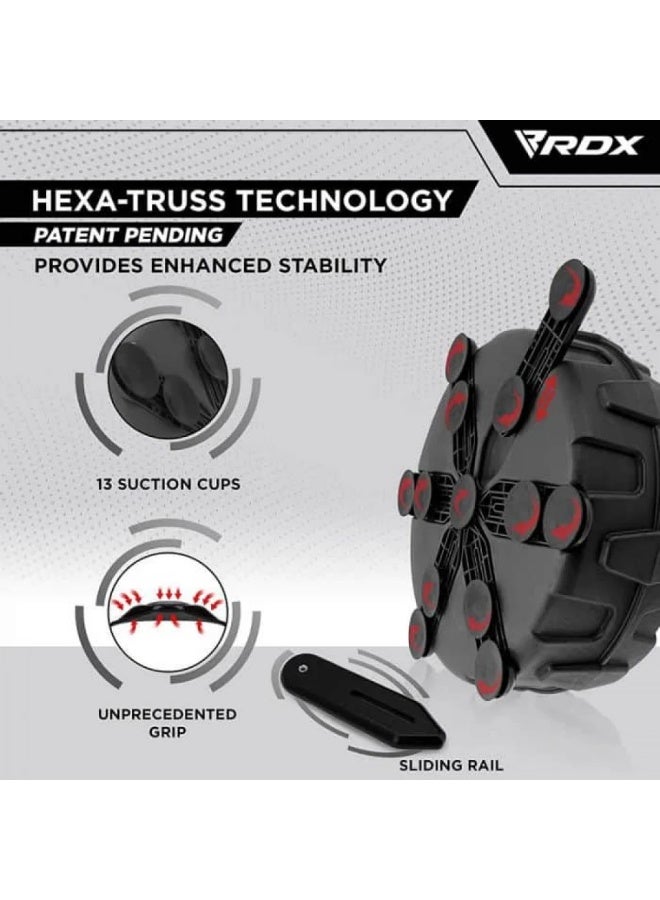 RDX F9 Adults 6ft Free Standing Punching Bag with Bag Mitts for Training & Workout - Image 3