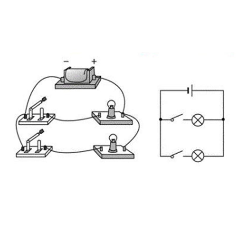 XFFCSEC 20pcs Circuit Wire connectors:Science Wire Used for Battery Holder/Knife Switch/Bulb Holder Electricity Connection,Great for Demos Teaching Basic Principles of Electricity - Image 4