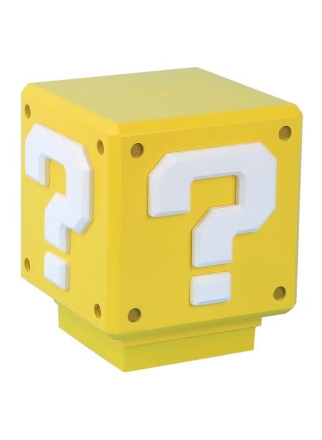 Paladone Super Mario Mini Question Block Light Yellow 7.5x7.5x7.5centimeter - Image 1