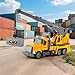 LerBao Large Crane Truck Toys for 3 4 5 6 7 8 Year Old Boys Truck with Loading CraneLights and Sounds Vehicles Toy for Kids Childs Toddlers Christmas Birthday Gift - Image 4