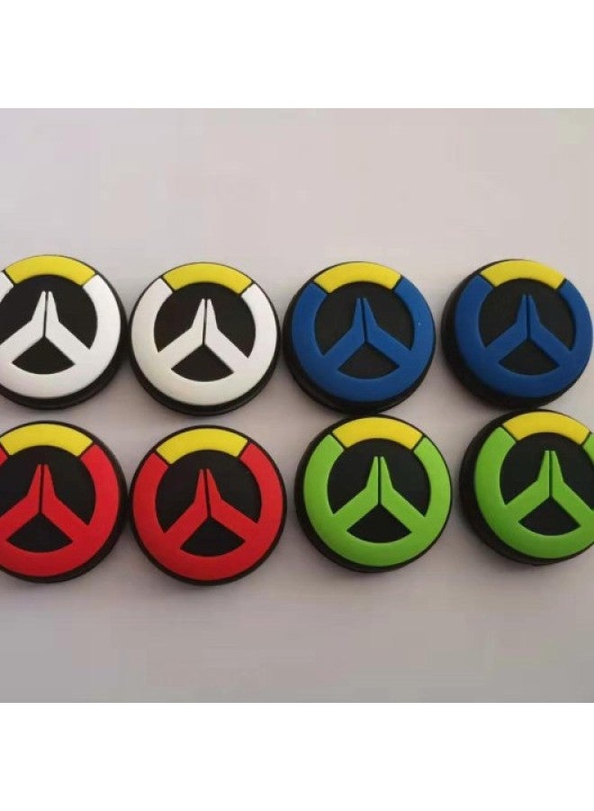 PS5 PS4/ps3/xbox360/xbox One Silicone Cap Rocker Non-slip Cap Protective Cap (spot)-Product Color:Black + Blue  - Image 3