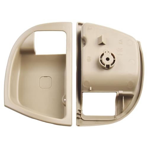 YUNHECAM 4Pcs Inside Door Handle Trim Cover Beige Left & Right for Hyundai Santa-Fe 2007 2008 2009 2010 2011 2012 Driver & Passenger Side Door Handle Panel Cover Replacement - Image 2