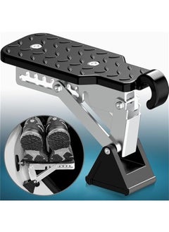 ANKOVO Car Door Step, 7 Gear Adjustable Car Step Hook and Foldable Foot Pedal Supports Both Feet, Max Load 500 lbs, Convenient Car Roof Access for Most Cars, SUVs, and Trucks  - Image 1