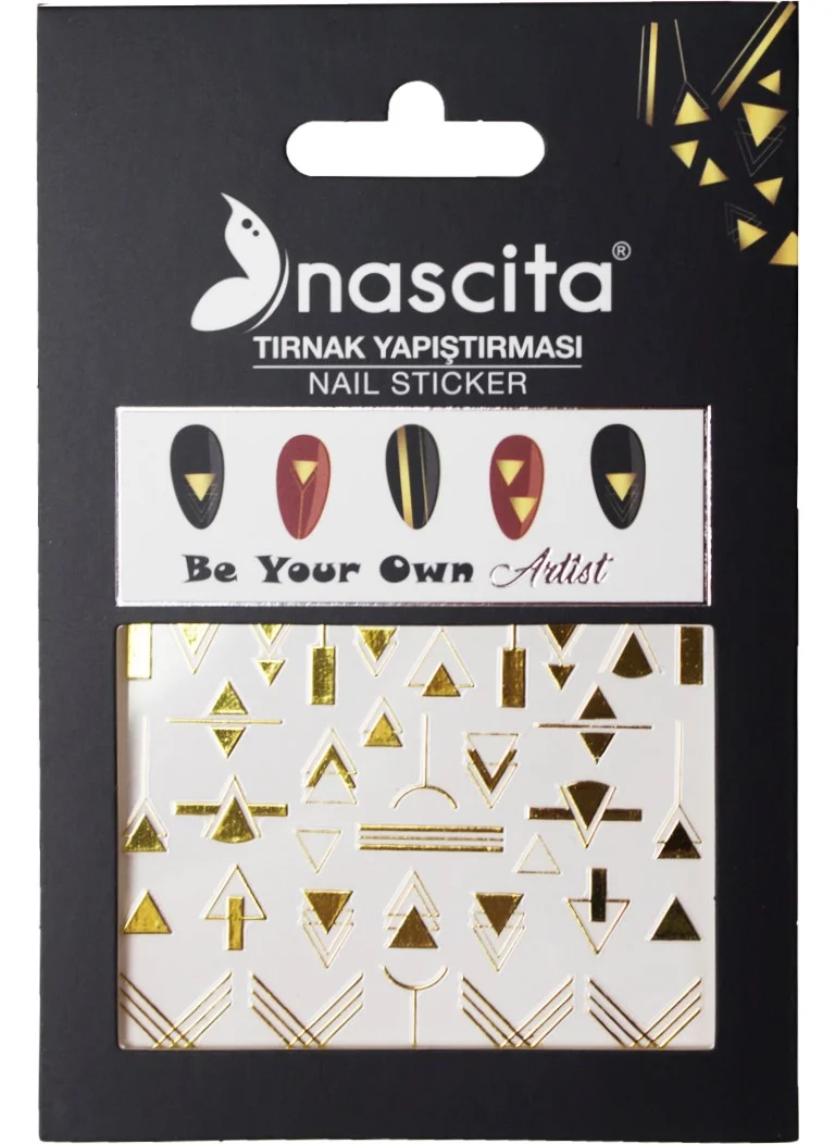 ناسكيتا Triangle Nail Sticker -08