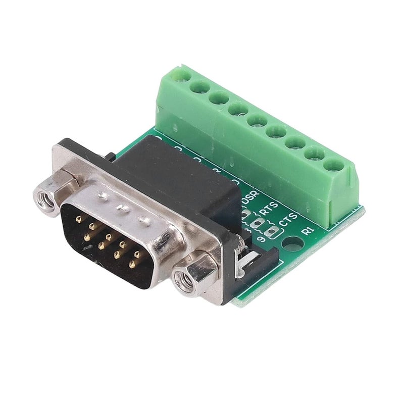 klarako Male Female Connector Adapter, DB9 Male Female Screw Terminal, PCB, DB9 Male Female Connector - Image 2