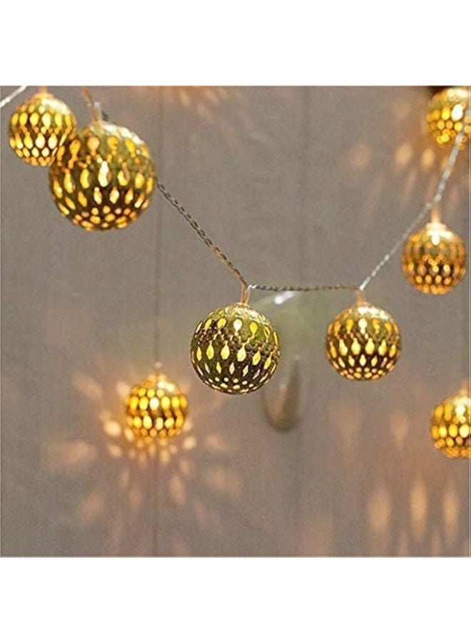 10pcs Copper Metal Lights  String - Image 1