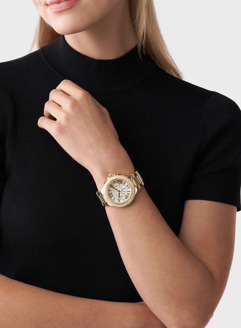 Michael Kors Classic Steel Strap Analog Watch