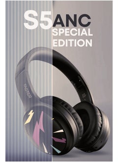 Faster S5 Special Edition Over-Ear Wireless Headphones - Deep Bass Sound, HiFi Stereo Bluetooth Headphones - Active Noise Cancellation, Foldable Design, 8 Hours Playtime, Lightweight Foam Ear Cups - Ideal for Travel, Work, Gaming, and TV  - Image 2