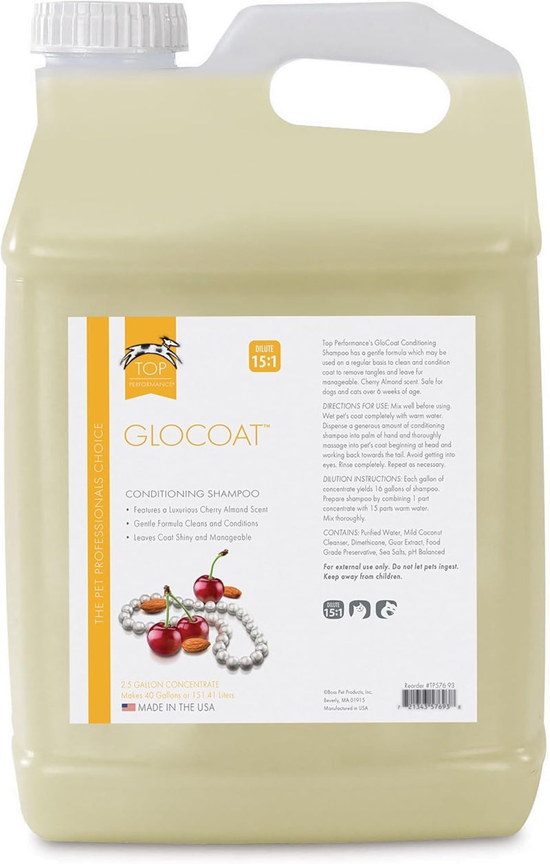GloCoat Cond Pet Shampoo, 2.5-Gallon
