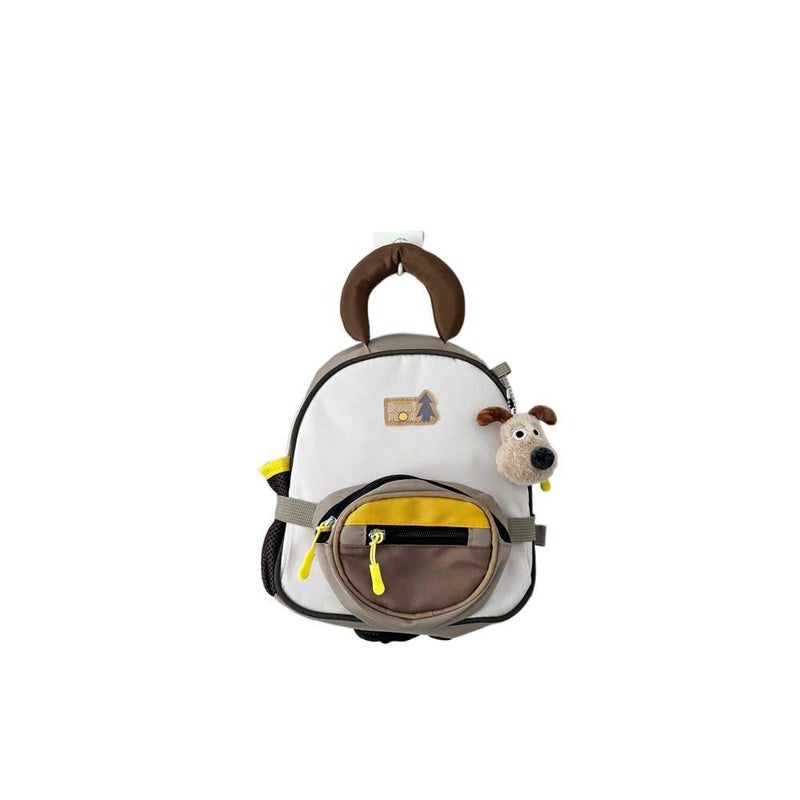 Red Preschool Kids Backpack for Boys and Girls with Cartoon Design Comfortable Carry and Daily School Travel Storage - NUR - Image 1