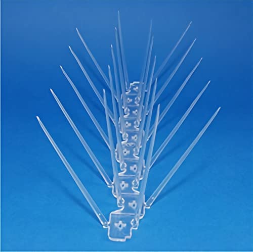 SPIKEZONE - Spikes for Bird & Pigeon, Polycarbonate Bird/Pigeon Control Spikes, Bird Spikes, Pigeon Problem Solutions (20 Pcs Box) - Image 1