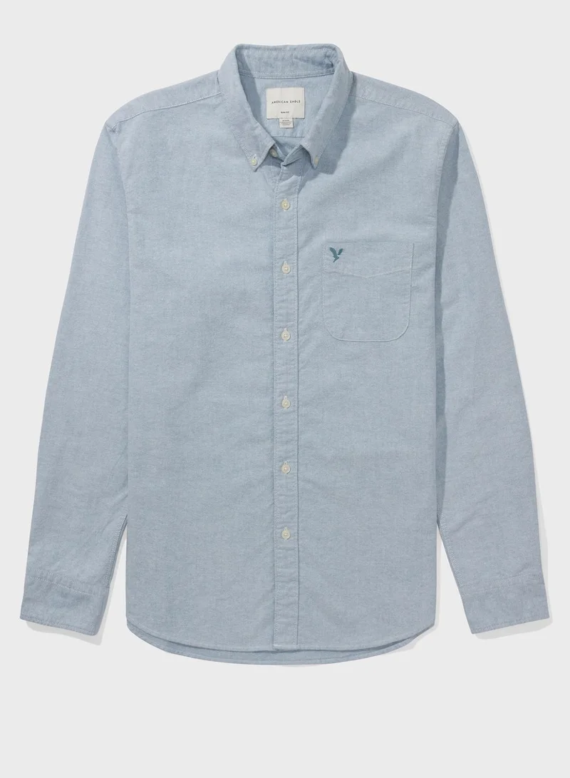 American Eagle Button Down Regular Fit Shirt