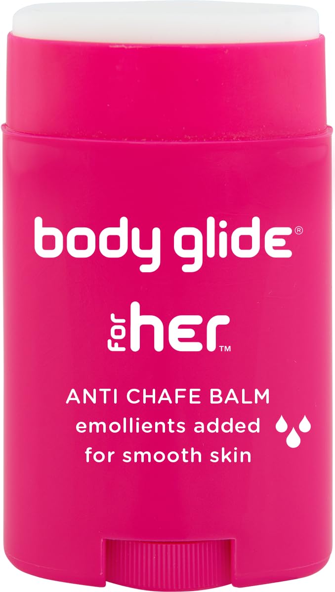 BodyGlide Body Glide For Her Anti Chafe Balm | Chafing stick with added emollients | Great for dry, sensitive skin and/or sensitive areas | Use on chest, bra, butt, groin, arm, and thigh chafing | 1.5oz - Image 1