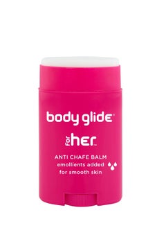 BodyGlide Body Glide For Her Anti Chafe Balm | Chafing stick with added emollients | Great for dry, sensitive skin and/or sensitive areas | Use on chest, bra, butt, groin, arm, and thigh chafing | 1.5oz  - Image 5