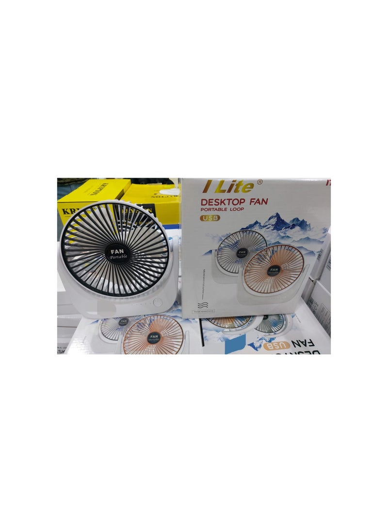 Generic - Desktop Fan Portable Loop USB - Image 1