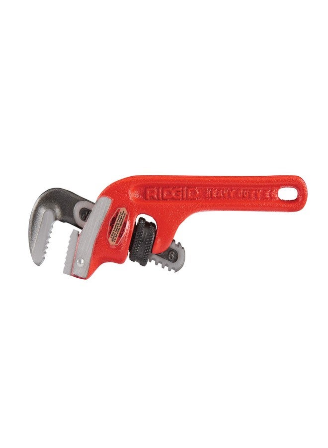 ريدجيد مفتاح ربط الأنابيب الطرفي RIDGID 31050 E-6، مفتاح ربط السباكة 6 بوصات، أحمر، صغير - Image 1
