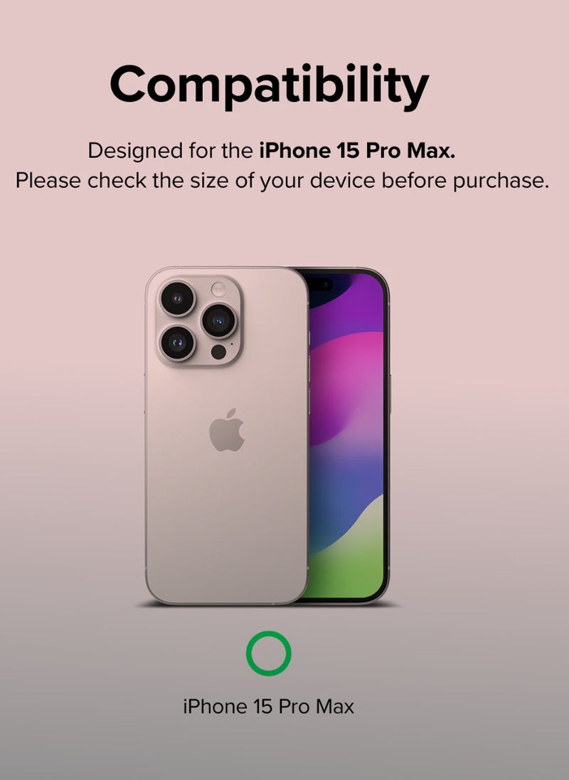 2 Pieces Antistatic ESD Dustproof Premium Quality High Definition Anti-Spy Privacy Tempered Glass Screen Protector Designed For  iPhone 15 Pro Max