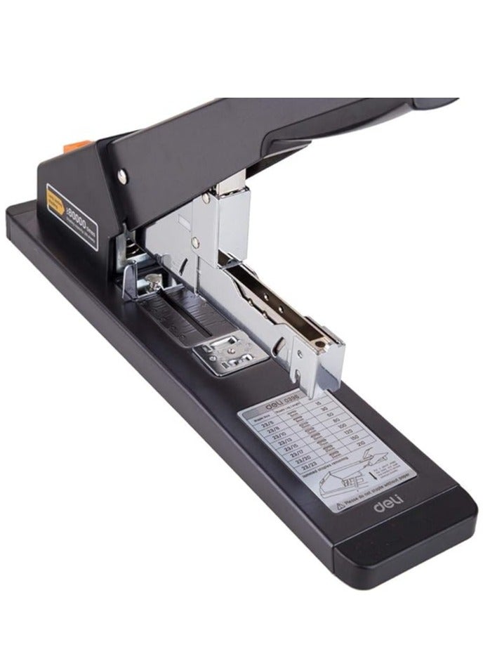 Deli E0396 Deli Heavy Duty Stapler Convenient Low-Staple Indicator - Image 1