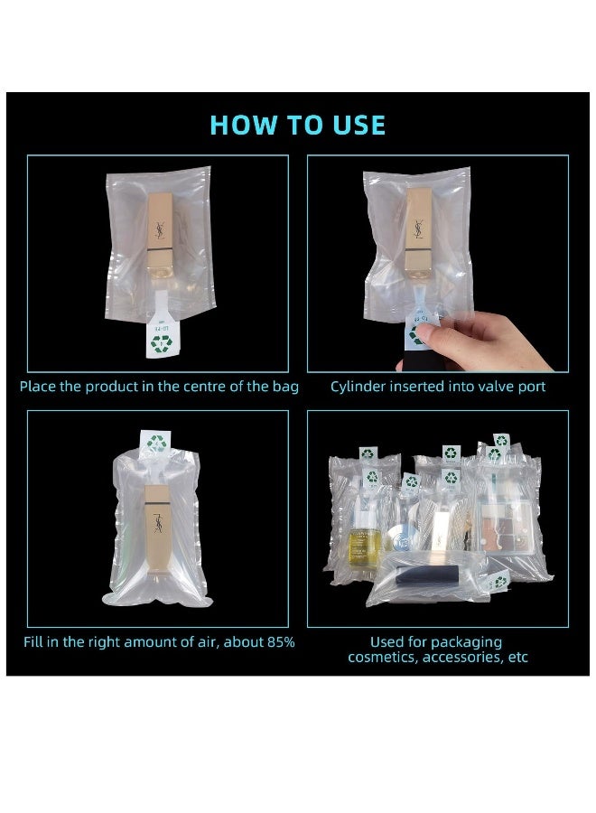 Generic Packaging Air Bags, Air Bubble Bag Air Cushions Buffer Bags Void Fill Cushioning for Shipping and Packaging, Free Pump,100 PiecesPackaging Air Bags, 4 x 6 Inches  - Image 5