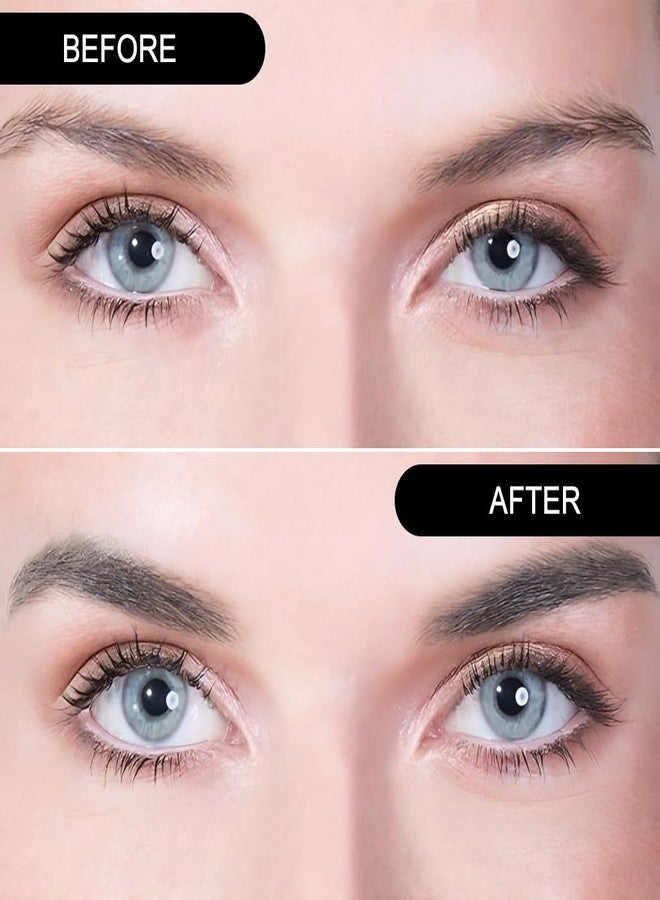 CAKAILA Eyebrow Powder Dark Brown Black Kit,Eye Brow Powder for Women with Double-ended Eyebrow Brush,Long-Lasting Waterproof Two Colors Brow Filler Get Full Defined Natural Brows,Brown Eyebrow Powder Makeup - Image 3