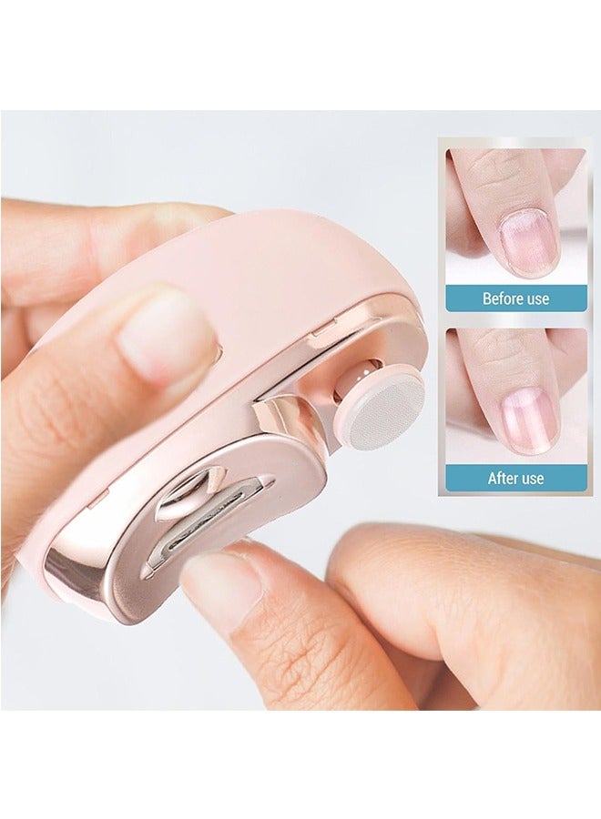 JCB CHIC Electric Nail Clipper, 2-in-1 Cutting and Polishing Automatic Nail Clipper, Two Speed Electric Nail Trimmer for Babies, Electric Nail Clippers - Image 4