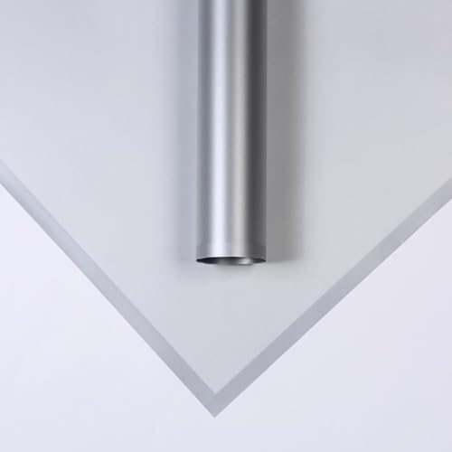 Corkwaw 20 Pcs Silver border Flower Wrapping Paper,Waterproof Valentine's Day Bouquet Wrapping Paper 23x23Inch Used for DIY Crafts, Gift Packaging, Flower Shop Bouquet Packaging - Image 4