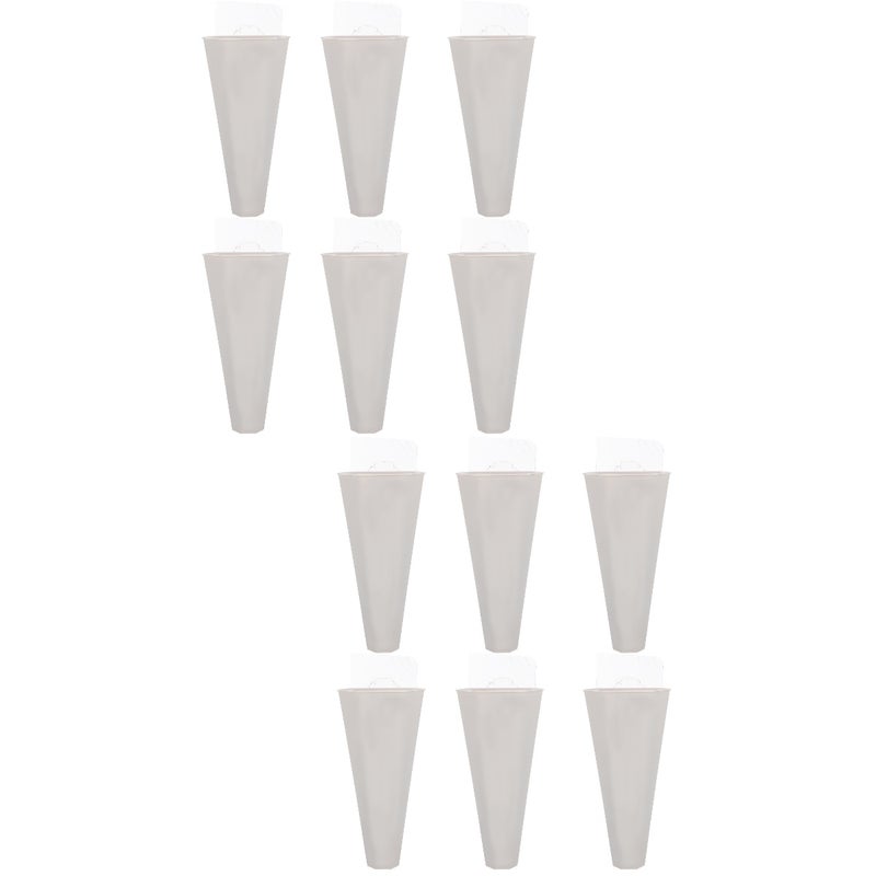 12 Pcs Wall Hanging Flowerpot Hydroponics Flower Container Gardening Pot - Image 1