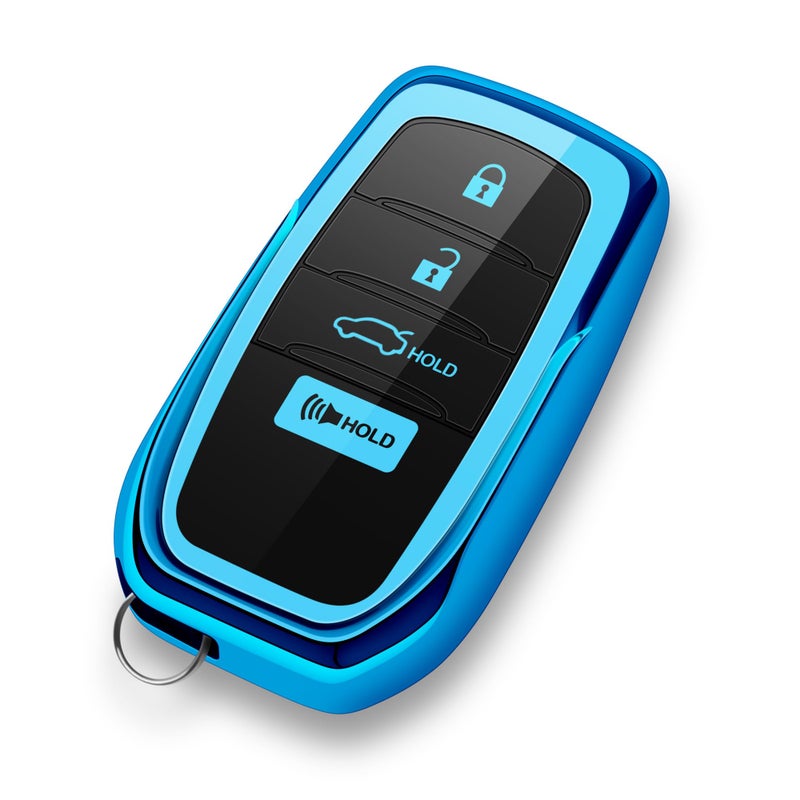 ZSPDACC for Toyota Key Fob Cover 2025 2026 2024 2023 Car Key Case Camry Corolla Crown Signia Grand Highlander Sequoia Tundra Venza Land Cruiser 4 Buttons - Image 1