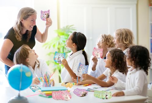 Hoblynth 30 Pack Valentines Day Cards for Kids Classroom Valentine’s Day Cards with Envelopes Lovely Cat Gifts Exchange Card for Classroom Activity Favor Valentines Greeting Card for Girls Boys - Image 3