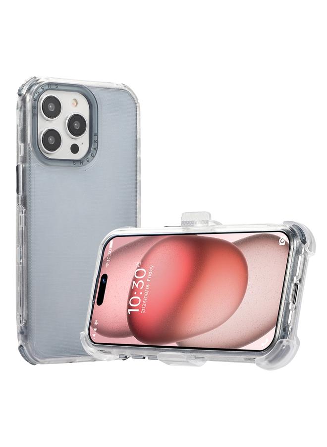 Zaboon Case For iPhone 12 Pro Max Frosted PC+TPU Phone Case with Back Clip - Image 3