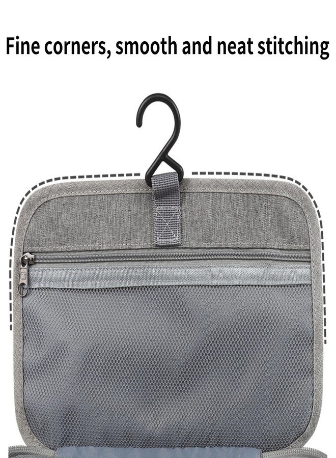 Travel Waterproof Foldable Dry Hanging Case for Accessories, Wet Separated Wash Bag (gray) - Image 5