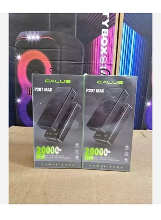 Calus P207 Max 20000mAh Power Bank – High Capacity Portable Charger with Fast Charging, Dual USB Output, LED Indicator, Backup Battery Pack for Travel, Slim External Charger for iPhone, Android, Mobile Devices – Compact USB Power Bank for Smartphones and Tablets - pzsku/Z93F872C25A41552C3939Z/45/_/1735855815/9f9b6b72-ce9e-4e27-bb3f-7032df01820b