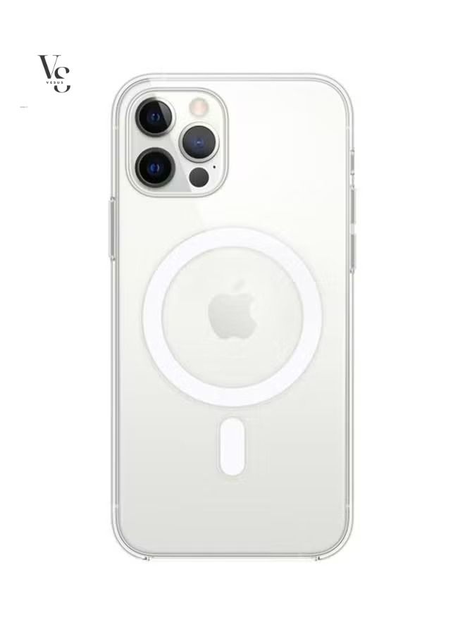 vesus iPhone 14 Pro Max MagSafe Clear Case Magnetic Cover MagSafe Crystal Clear Protective Shockproof Transparent Cover Case 