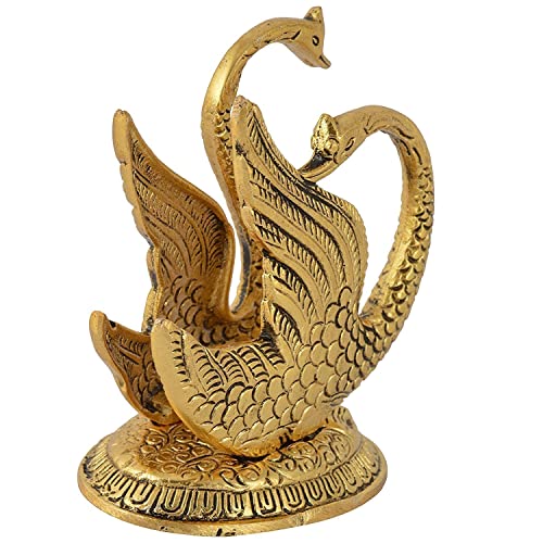 Craftam Oxidized Metal Swan Napkin Holder, Golden Duck Shape Tissue Paper Stand for Dining Table Decor, Decorative Metal Serviette Holder for Home, Hotel & Restaurant (10 x 7 x 11 cm) - Image 4