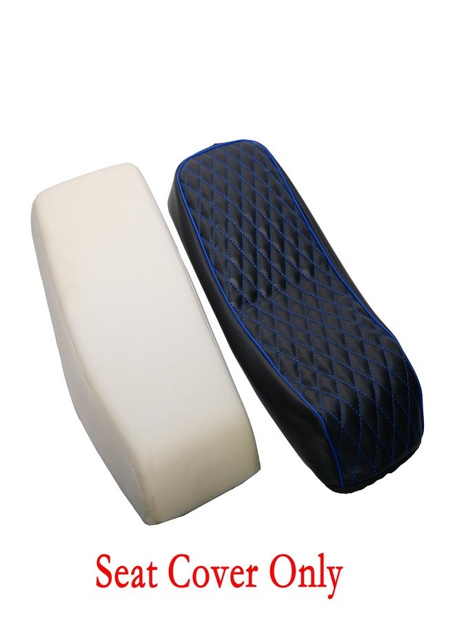 JMCHstore Blue Diamond Stitch Retro Mini bike Seat Cover for Monster Mega Moto MMB80 80cc MMB105 105cc, For Coleman Realtree RB100 RT100 Mini Bike Cushion Replacement parts - Image 2