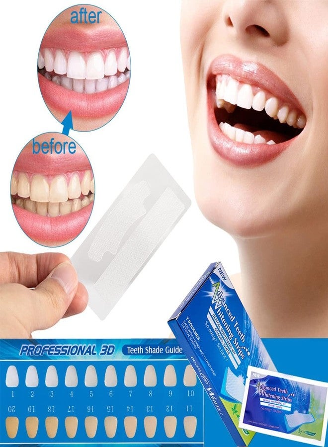 CAREflection Advanced Professional Teeth Whitening Strips Kit DIY - Easy to Apply : Instant Whitener for Teeth Oral Care (Cure Sensitivity) Maintains Radiance | Enamel Safe | Vegan [Travel-Friendly] - Image 3