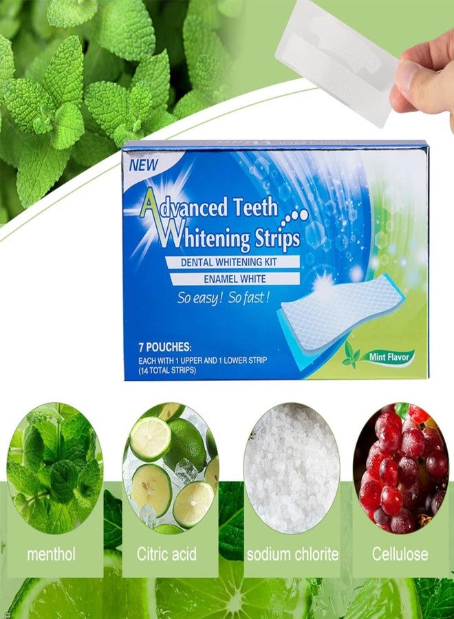 CAREflection Advanced Professional Teeth Whitening Strips Kit DIY - Easy to Apply : Instant Whitener for Teeth Oral Care (Cure Sensitivity) Maintains Radiance | Enamel Safe | Vegan [Travel-Friendly] - Image 5