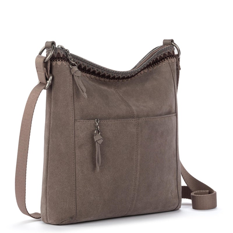 The Sak Lucia Leather Crossbody Purse - Premium Leather Women's Handbag for Everyday & Travel - Cross Body Bag With Zipper - Image 3