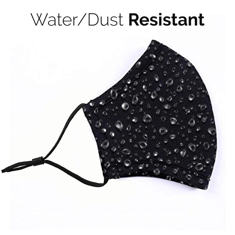 Xtore Certified N99 FDA CE Washable Mask with Replaceable 5 layer filter Without Valve 1 mask 2 Filter Bright Lavender - Image 3