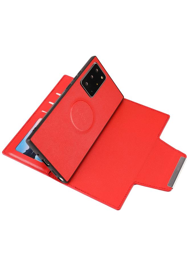 اس-توب جراب لهاتف Samsung Galaxy Note20 Ultra، جراب جلدي أفقي مغناطيسي قابل للفصل مع فتحة للبطاقات ومحفظة - Image 5