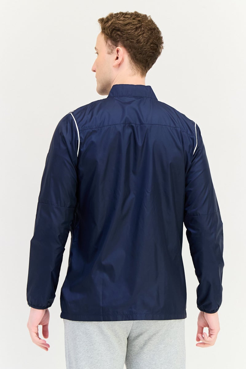 Nike Men Sportswear Fit Long Sleeve Football Jacket, Navy - Image 4