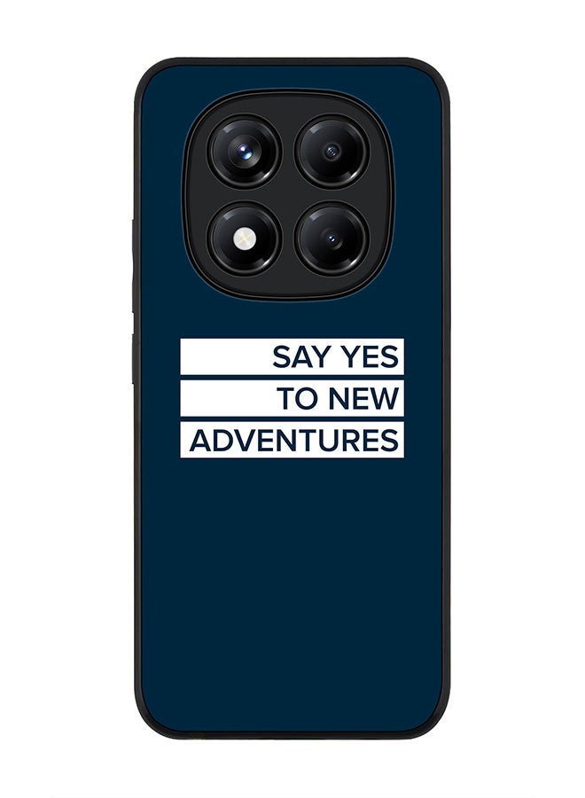 Stylizedd For Xiaomi Redmi Note 14 Pro 5G / X7 5G Case,Slim fit Camera Protection, Shockproof Thin Phone cover  - Say yes to new adventures - Image 1