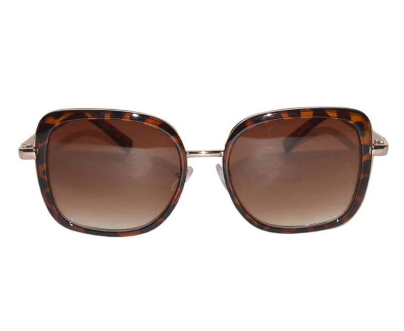 Peter Jones Tiger Print Square Oversized Sunglasses for Girls/Women (RD008DA) - Image 3