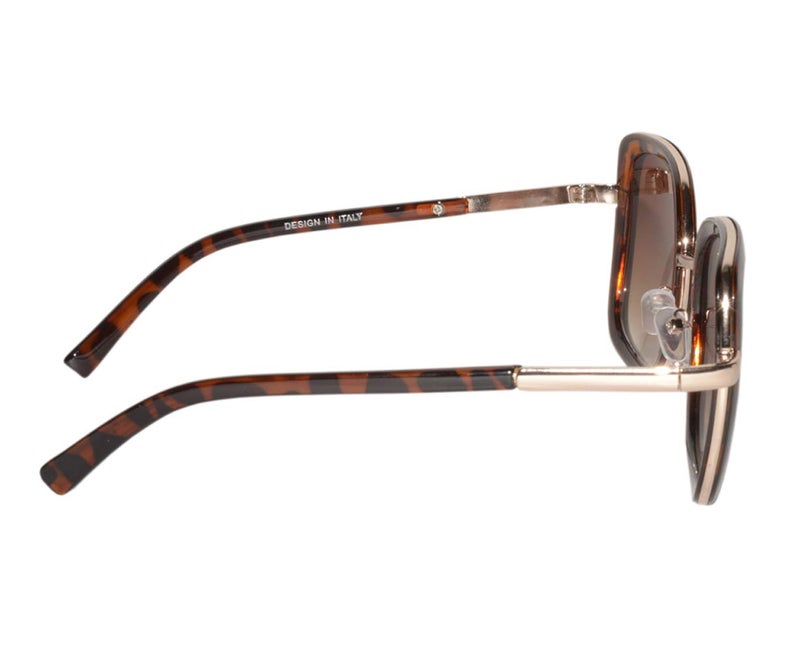 Peter Jones Tiger Print Square Oversized Sunglasses for Girls/Women (RD008DA) - Image 4